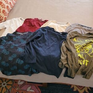 Old Navy Kids Long Sleeve Tees - Multi-Color Pack